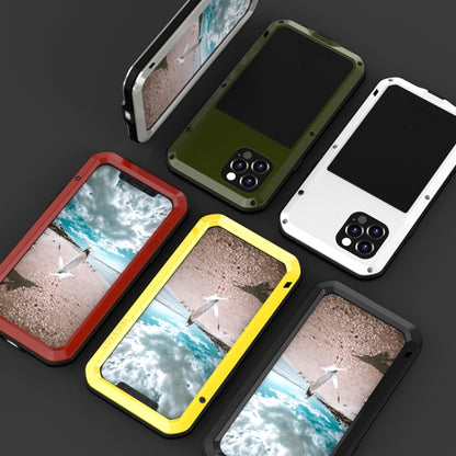 For iPhone 12 Pro LOVE MEI Metal Shockproof Life Waterproof Dustproof Protective Case(Army Green) - iPhone 12 / 12 Pro Cases by LOVE MEI | Online Shopping UK | buy2fix