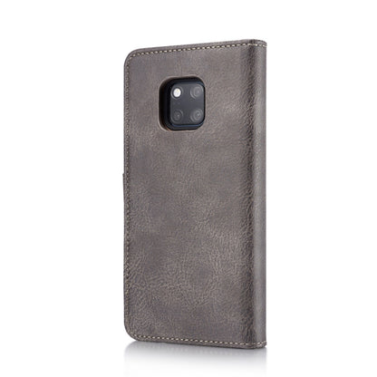 DG.MING Crazy Horse Texture Flip Detachable Magnetic Leather Case for Huawei Mate 20 Pro, with Holder & Card Slots & Wallet (Grey) - Huawei Cases by DG.MING | Online Shopping UK | buy2fix