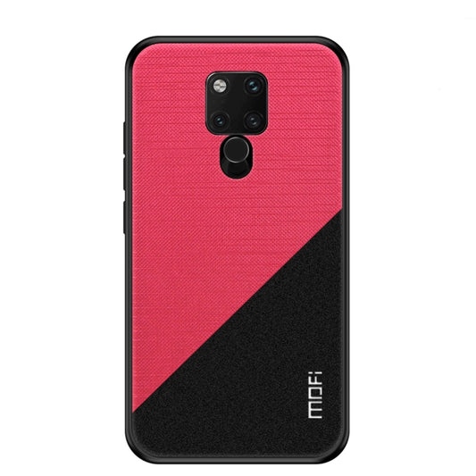 MOFI Shockproof TPU + PC + Cloth Pasted Case for Huawei Mate 20 X(Rose Red) - Huawei Cases by MOFI | Online Shopping UK | buy2fix