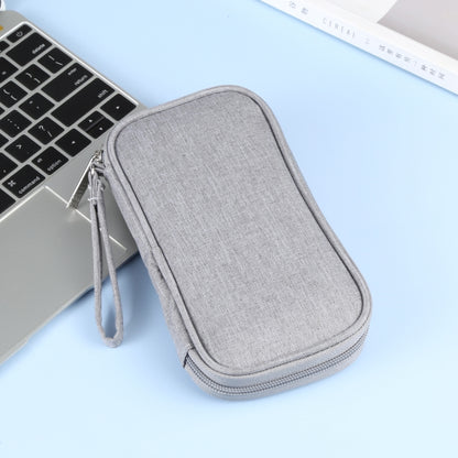 HAWEEL Electronic Organizer Storage Bag for Cellphones, Power Bank, Cables, Mouse, Earphones(Grey) - Digital Storage Bag by HAWEEL | Online Shopping UK | buy2fix