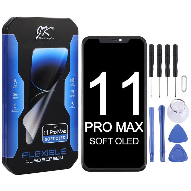 JK Soft OLED LCD Screen For iPhone 11 Pro Max - LCD Related Parts by JK | Online Shopping UK | buy2fix