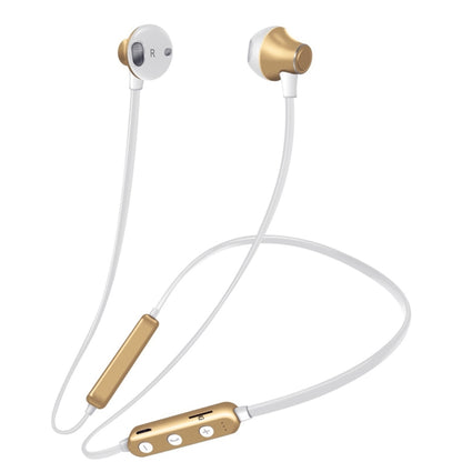 MG-G18 Bluetooth 4.2 Sport Wireless Bluetooth Earphone, Support Card (Gold) - Bluetooth Earphone by buy2fix | Online Shopping UK | buy2fix