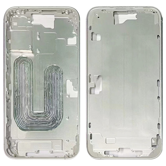 For iPhone 16 Middle Frame Bezel Plate (Silver) -  by buy2fix | Online Shopping UK | buy2fix