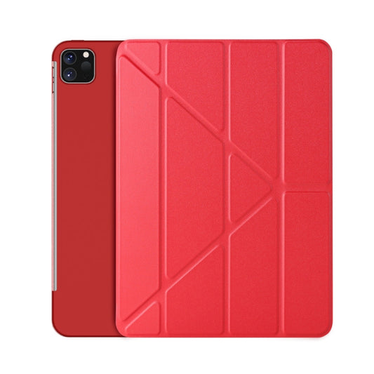 Horizontal Flip Ultra-thin Magnetic PU Leather Case for iPad Air 11 2024 / iPad Pro 11 inch 2018/2020/2021, with  Sleep / Wake-up Function(Red) - iPad Pro 11 (2018) Cases by buy2fix | Online Shopping UK | buy2fix