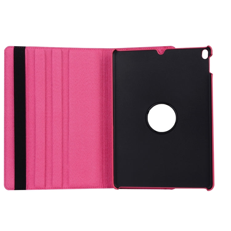 Litchi Texture 360 Degree Spin Multi-function Horizontal Flip Leather Protective Case with Holder for iPad Pro 10.5 inch / iPad Air (2019) (Magenta) - iPad Pro 10.5 inch Cases by buy2fix | Online Shopping UK | buy2fix