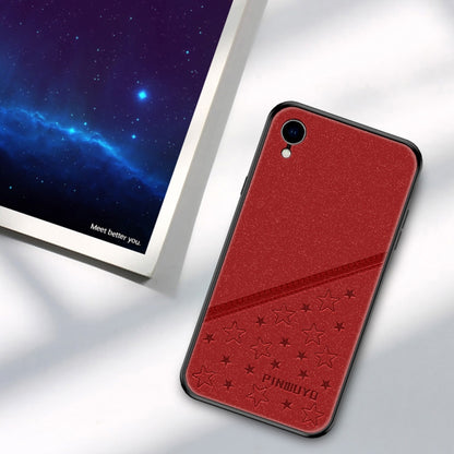 For iPhone XR PINWUYO Full Coverage Waterproof Shockproof PC+TPU+PU Case (Red) - More iPhone Cases by PINWUYO | Online Shopping UK | buy2fix