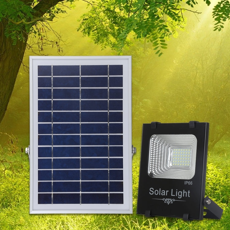 150W 176 LEDs SMD 2835 IP66 Waterproof Ultra-thin Solar Powered Timing LED Flood Light  with 6V / 0.83A Solar Panel & Remote Control(White Light) - Solar Lights by buy2fix | Online Shopping UK | buy2fix