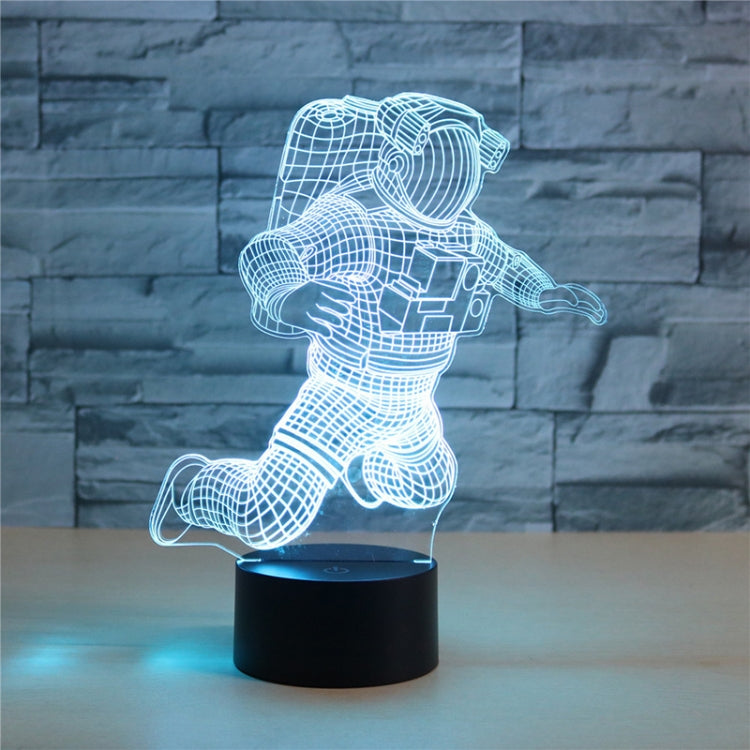 Astronaut Shape 3D Colorful LED Vision Light Table Lamp, USB & Battery Version - Novelty Lighting by buy2fix | Online Shopping UK | buy2fix