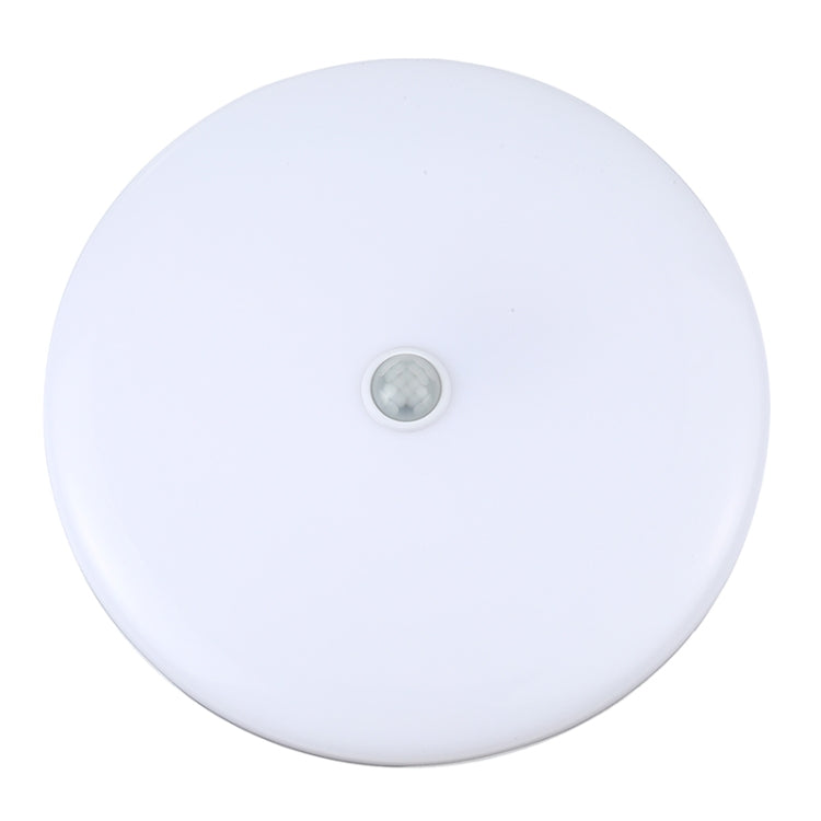 12W 6500K Round Shape Human Body Sensor LED Ceiling Light, AC 220V (White Light) - Sensor LED Lights by buy2fix | Online Shopping UK | buy2fix