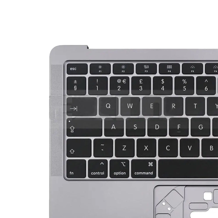 For Macbook Air 13 2020 M1 A2337 C-side Cover + UK Edition Key Board (Black) - Bottom Cover by buy2fix | Online Shopping UK | buy2fix