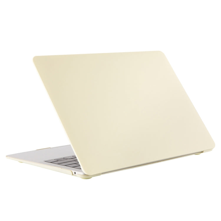 Cream Style Laptop Plastic Protective Case for MacBook Pro 15.4 inch (2019)(Yellow) - MacBook Pro Cases by buy2fix | Online Shopping UK | buy2fix