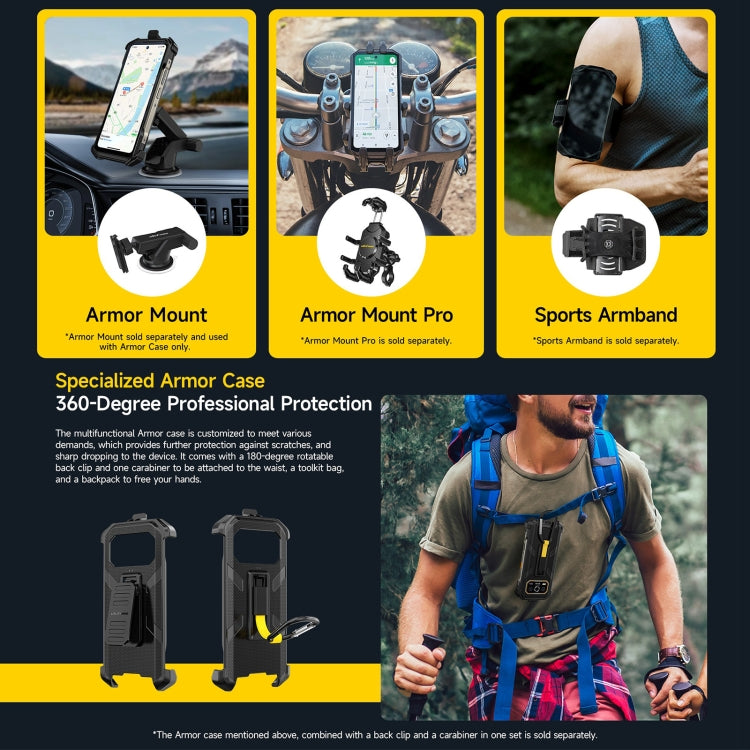 [HK Warehouse] Ulefone Armor 27T Pro Rugged Phone, Thermal Imaging, 12GB+256GB, Night Vision, 10600mAh, 6.78 inch Android 14 MediaTek Dimensity 6300 Octa Core, Network: 5G, NFC (Black) - Ulefone by buy2fix | Online Shopping UK | buy2fix