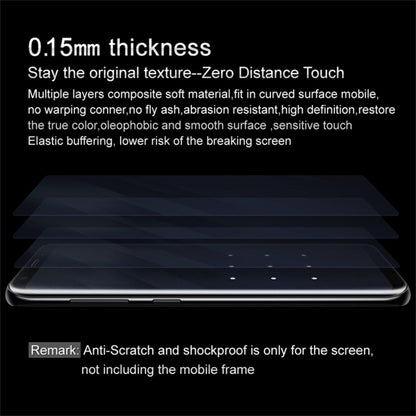 For Galaxy Note 10+ 2 PCS IMAK 0.15mm Curved Full Screen Protector Hydrogel Film Front Protector - For Samsung by imak | Online Shopping UK | buy2fix