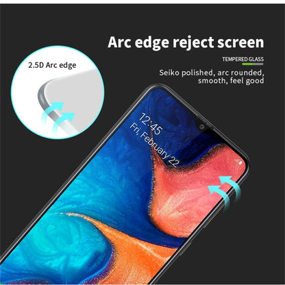 MOFI 9H 2.5D Full Screen Tempered Glass Film for Galaxy A20E (Black) - Galaxy Tempered Glass by MOFI | Online Shopping UK | buy2fix