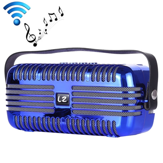 LZ E27 DC 5V Portable Wireless Speaker with Hands-free Calling, Support USB & TF Card & 3.5mm Aux(Blue) - Desktop Speaker by buy2fix | Online Shopping UK | buy2fix