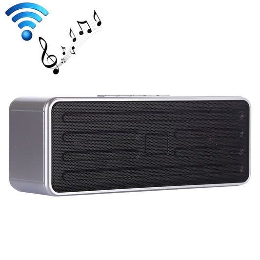 LN-24 DC 5V 1A Portable Wireless Speaker with Hands-free Calling, Support USB & TF Card & 3.5mm Aux (Silver) - Desktop Speaker by buy2fix | Online Shopping UK | buy2fix