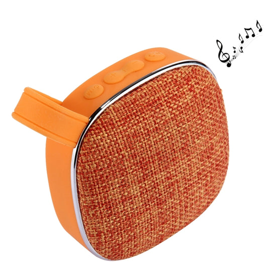 X25 Portable Fabric Design Bluetooth Stereo Speaker with Built-in MIC, Support Hands-free Calls & TF Card & AUX IN, Bluetooth Distance: 10m(Orange) - Desktop Speaker by buy2fix | Online Shopping UK | buy2fix