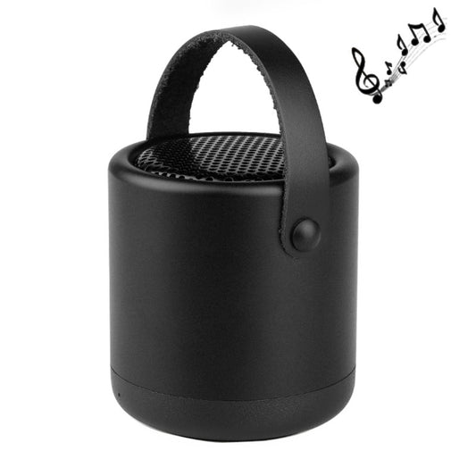 A056  Portable Outdoor Metal Bluetooth V4.1 Speaker with Mic, Support Hands-free & AUX Line In (Black) - Desktop Speaker by buy2fix | Online Shopping UK | buy2fix