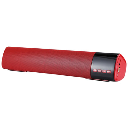 B28S New Big Bluetooth V3.0+EDR Stereo Speaker with LCD Display, Built-in MIC, Support Hands-free Calls & TF Card & AUX IN, Bluetooth Distance: 10m(Red) - Desktop Speaker by buy2fix | Online Shopping UK | buy2fix