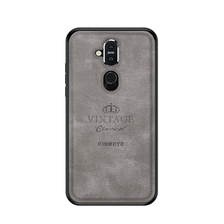 PINWUYO Shockproof Waterproof Full Coverage PC + TPU + Skin Protective Case for Nokia X7 (Grey) - Nokia Cases by PINWUYO | Online Shopping UK | buy2fix