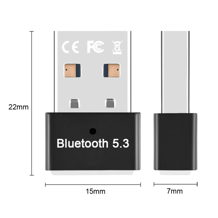 USB External Bluetooth 5.3 Adapter (White) - Bluetooth Dongle by buy2fix | Online Shopping UK | buy2fix