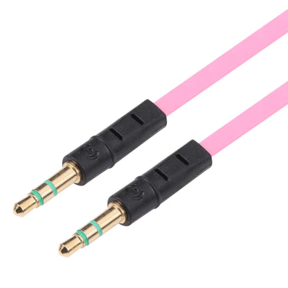 1m Noodle Style Aux Audio Cable 3.5mm Male to Male, Compatible with Phones, Tablets, Headphones, MP3 Player, Car/Home Stereo & More(Pink) - Cable & Splitter by buy2fix | Online Shopping UK | buy2fix