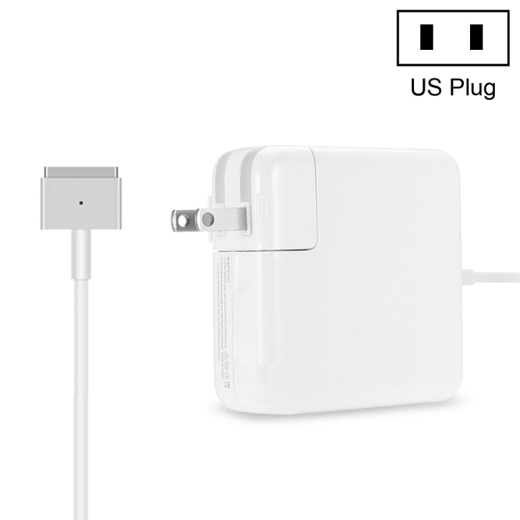 A1435 60W 16.5V 3.65A 5 Pin MagSafe 2 Power Adapter for MacBook, Cable Length: 1.6m, US Plug(White) - Cable & Adapter by buy2fix | Online Shopping UK | buy2fix