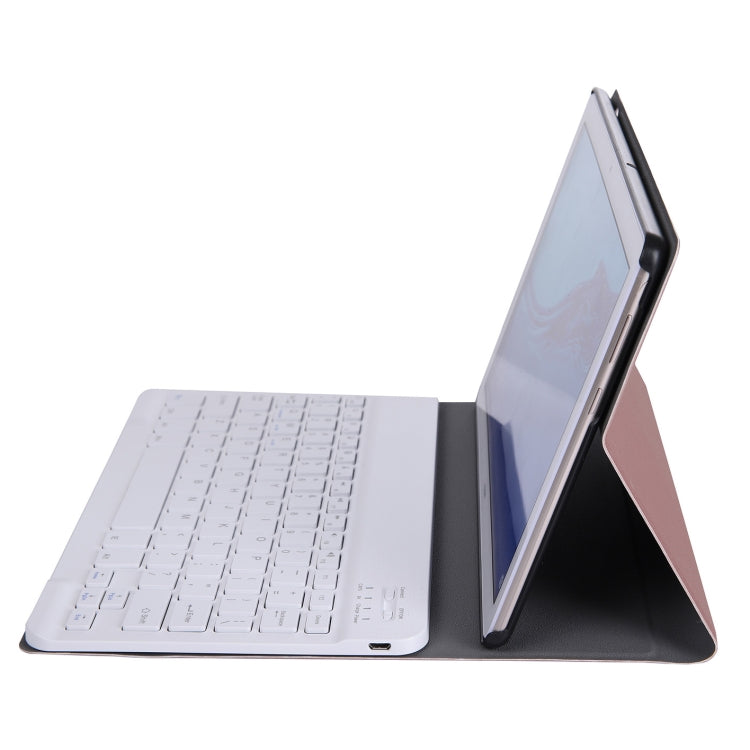 ABS Ultra-thin Split Bluetooth Keyboard Tablet Case for Huawei Honor 5 / T5 10.1 inch, with Bracket Function(Rose Gold) - Huawei Keyboard by buy2fix | Online Shopping UK | buy2fix