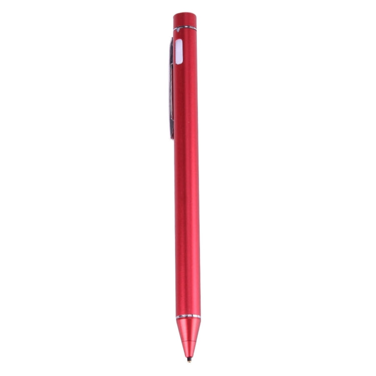 Universal Rechargeable Capacitive Touch Screen Stylus Pen with 2.3mm Superfine Metal Nib, For iPhone, iPad, Samsung, and Other Capacitive Touch Screen Smartphones or Tablet PC(Red) - Stylus Pen by buy2fix | Online Shopping UK | buy2fix