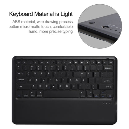 A970B Detachable Bluetooth Keyboard Ultrathin Horizontal Flip Leather Tablet Case with Pen Slot for Samsung Galaxy Tab S7 FE T730 / T736 / S7+ T970 / T975 / T976(Black) - Samsung Keyboard by buy2fix | Online Shopping UK | buy2fix