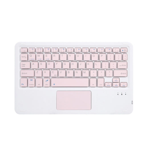 HB119B 10 inch Universal Tablet Wireless Bluetooth Keyboard with Touch Panel (Pink) - Universal Keyboard by buy2fix | Online Shopping UK | buy2fix