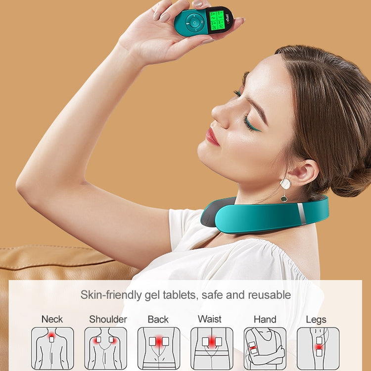 REMAX LIFE PANGAO Smart Shoulder and Neck Massager Pulse Neck Physiotherapy Instrument (Red) - Massage & Relaxation by REMAX | Online Shopping UK | buy2fix
