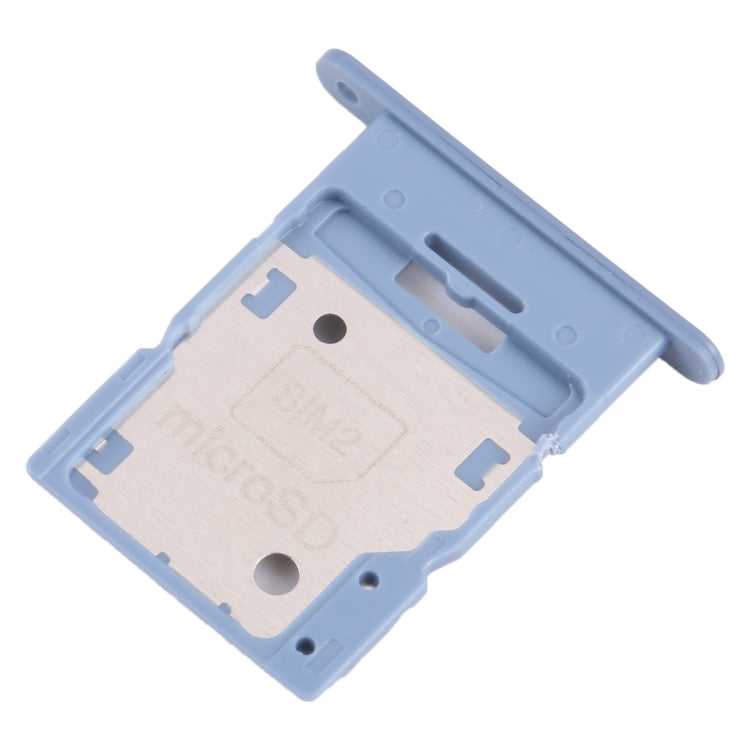 For Samsung Galaxy A15 4G SM-A155F Original SIM Card Tray + SIM / Micro SD Card Tray (Blue) - Card Socket by buy2fix | Online Shopping UK | buy2fix