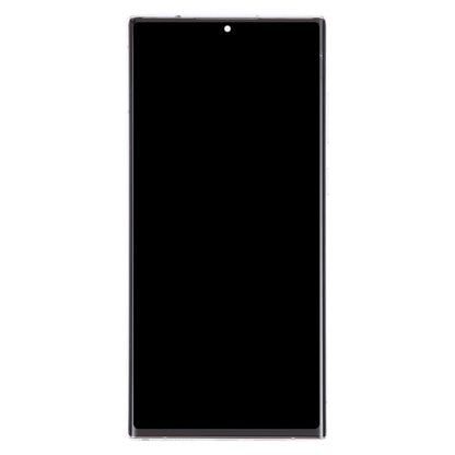 For Samsung Galaxy S22 Ultra 5G SM-S908B Original LCD Screen Digitizer Full Assembly with Frame (White) - Galaxy S Series Parts by buy2fix | Online Shopping UK | buy2fix