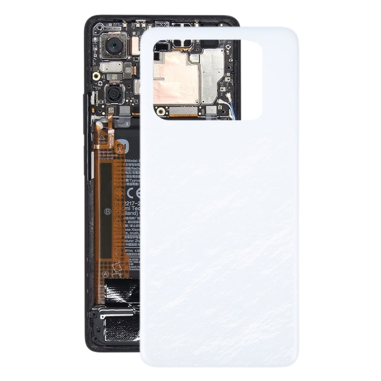 For Xiaomi Redmi K70E Original Battery Back Cover(White) - Back Cover by buy2fix | Online Shopping UK | buy2fix