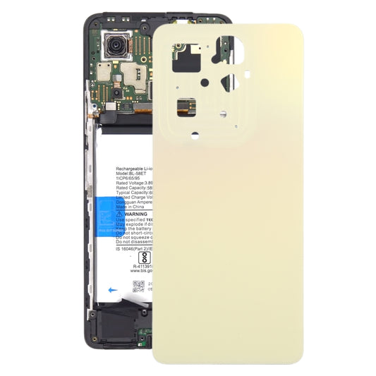 For Infinix Hot 40 X6836 Original Battery Back Cover(Gold) - Back Cover by buy2fix | Online Shopping UK | buy2fix