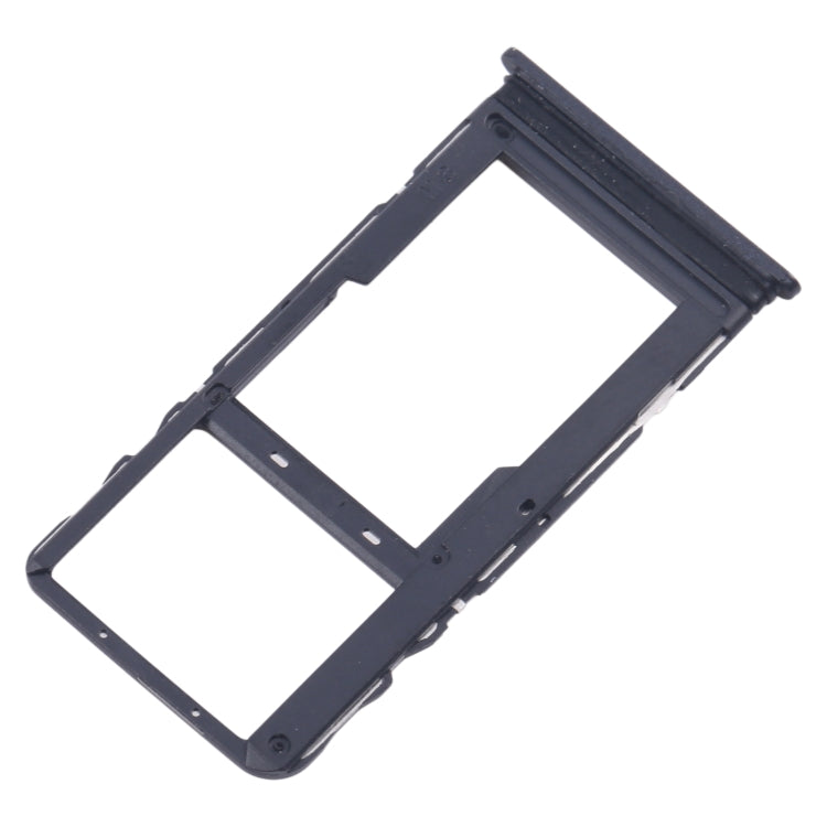 For TCL 20L / 20 Lite Original SIM Card Tray + Micro SD Card Tray (Black) - For TCL by buy2fix | Online Shopping UK | buy2fix