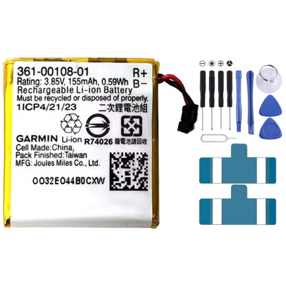 155mAh 361-00108-01 Battery Replacement For Garmin Vivoactive 3 / Vivoactive 3 Music - Others by buy2fix | Online Shopping UK | buy2fix