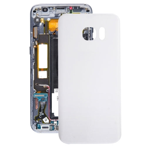 For Samsung Galaxy S7 SM-G930F Battery Back Cover(White) - Galaxy S Series Parts by buy2fix | Online Shopping UK | buy2fix