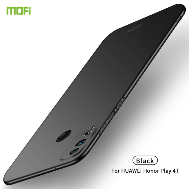 For Huawei Honor Play 4T MOFI Frosted PC Ultra-thin Hard Case(Black) - Honor Cases by MOFI | Online Shopping UK | buy2fix