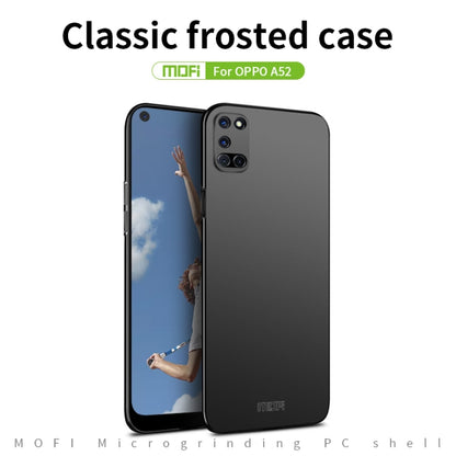 For OPPO A52 MOFI Frosted PC Ultra-thin Hard Case(Black) - OPPO Cases by MOFI | Online Shopping UK | buy2fix