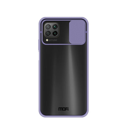 For Huawei P40 lite MOFI Xing Dun Series PC + TPU Anti-peep Waterproof And Anti-drop All-inclusive Protective Shell, Translucent Frosted(Purple) - Huawei Cases by MOFI | Online Shopping UK | buy2fix