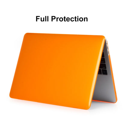 ENKAY Hat-Prince 3 in 1 For MacBook Pro 13 inch A2289 / A2251 (2020) Crystal Hard Shell Protective Case + Europe Version Ultra-thin TPU Keyboard Protector Cover + Anti-dust Plugs Set(Orange) - MacBook Pro Cases by ENKAY | Online Shopping UK | buy2fix