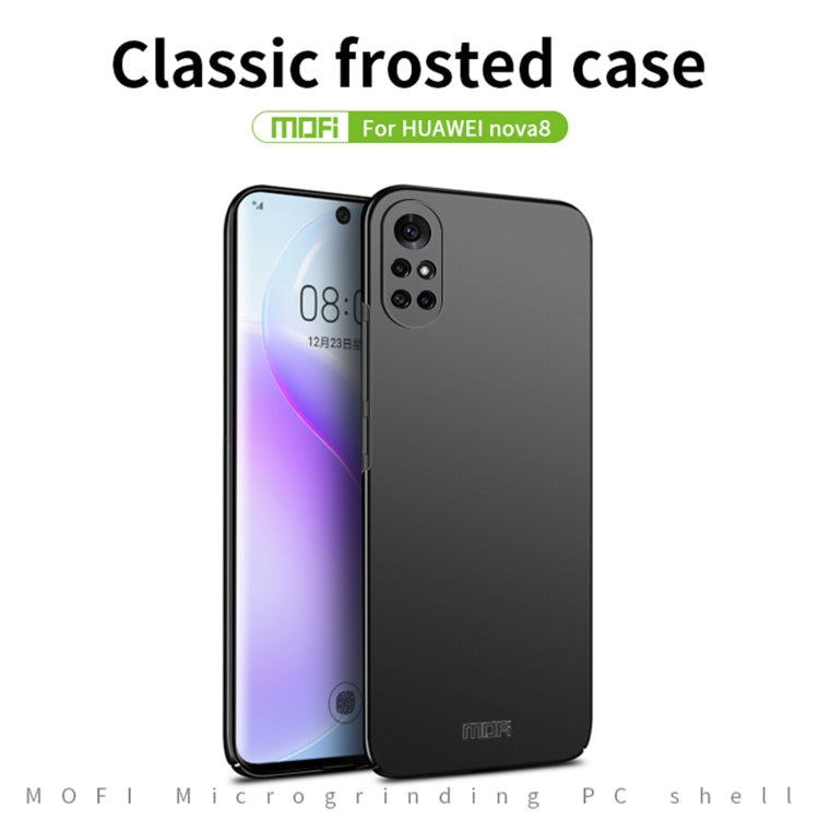 For Huawei Nova 8 MOFI Frosted PC Ultra-thin Hard Case(Red) - Huawei Cases by MOFI | Online Shopping UK | buy2fix