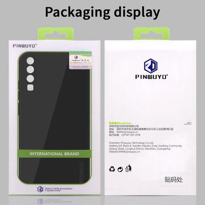 For Huawei Mate 40 Pro+ PINWUYO Sense Series Liquid Silicone TPU Mobile Phone Case(Black) - Huawei Cases by PINWUYO | Online Shopping UK | buy2fix