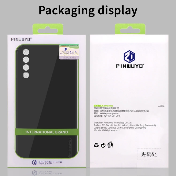 For Huawei Mate 40 Pro+ PINWUYO Sense Series Liquid Silicone TPU Mobile Phone Case(Blue) - Huawei Cases by PINWUYO | Online Shopping UK | buy2fix