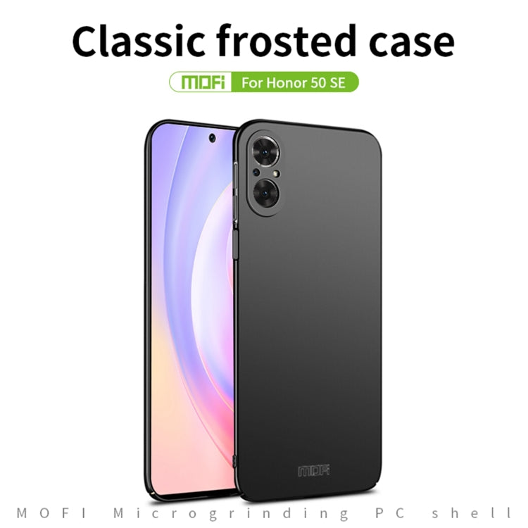 For Honor 50 SE MOFI Frosted PC Ultra-thin Hard Case(Blue) - Honor Cases by MOFI | Online Shopping UK | buy2fix