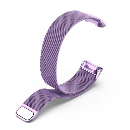 Milano Magnetic Metal Watch Band for Fitbit Charge 5(Light Purple) - Watch Bands by buy2fix | Online Shopping UK | buy2fix