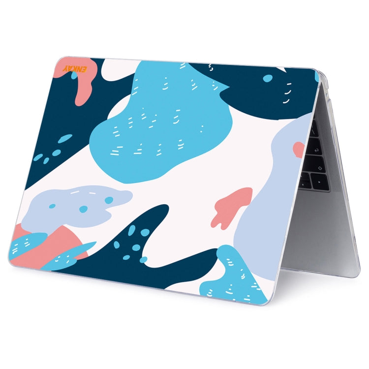 ENKAY Hat-Prince Geometry Pattern Laotop Protective Crystal Case for MacBook Pro 16.2 inch A2485 2021/A2880 2023 (Geometry No.5) - MacBook Pro Cases by ENKAY | Online Shopping UK | buy2fix