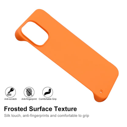 For iPhone 12 / 12 Pro ENKAY Matte Frameless Hard PC Case(Orange) - iPhone 12 / 12 Pro Cases by ENKAY | Online Shopping UK | buy2fix